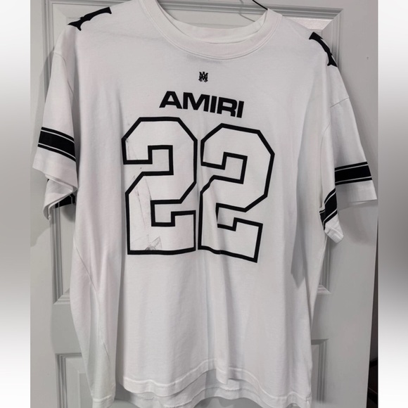AMIRI Other - AMIRI White and Black Varsity Jersey Shirt